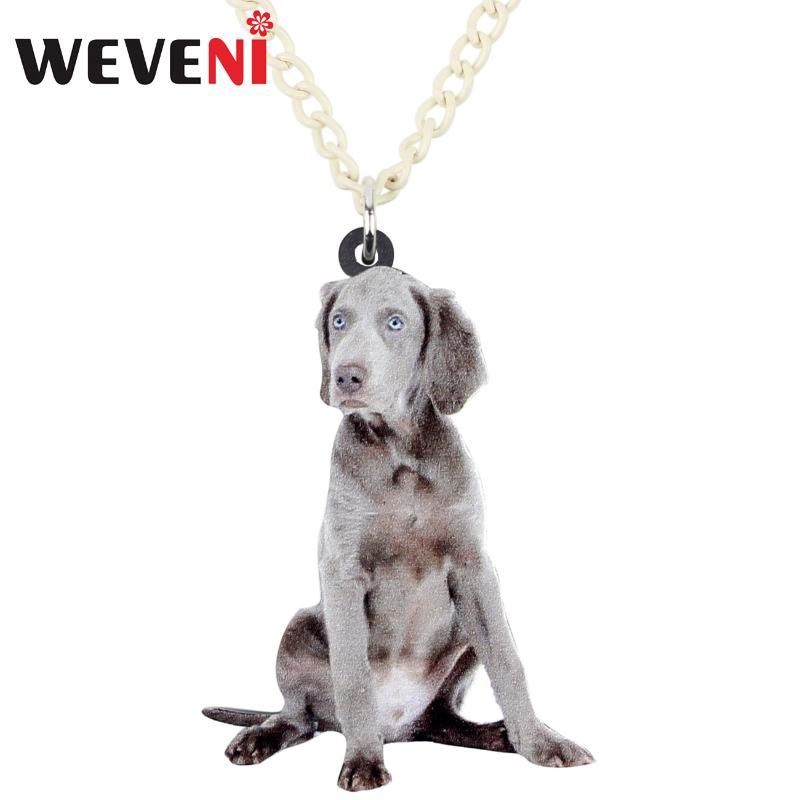 weimaraner necklace