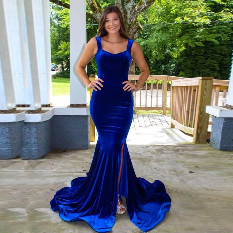 royal blue gown for maid of honor