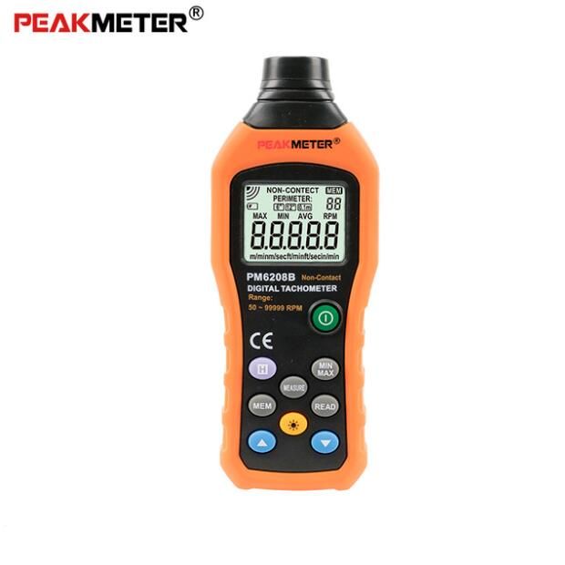 ShiSyan Y-LKUN Precise Instrument PM6208B Non-Contact Digital Tachometer 50~99999RPM max Speed Meter Rotation Tester 