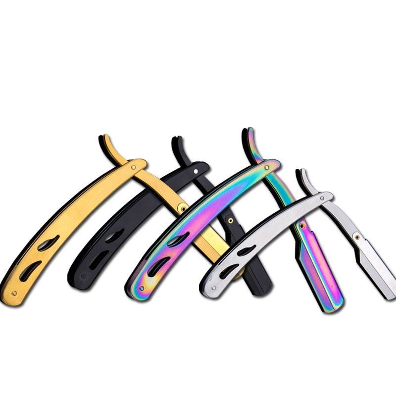 Mens Razor Holder Blades Holders Stainless Steel Shaving Razor Mens Edge Straight Razor Barbers Mens Razor Holder Blades Holders Stainless Steel Shaving Razor Mens Edge Straight Razor Barbers