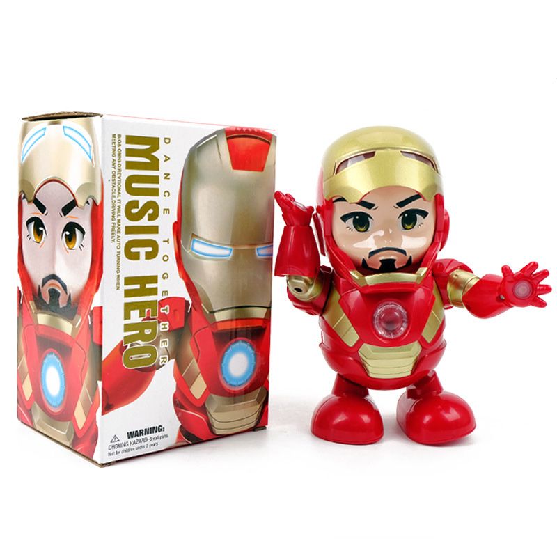 juguete iron man que baila