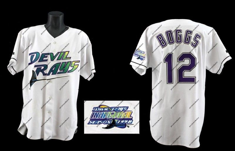 wade boggs devil rays jersey