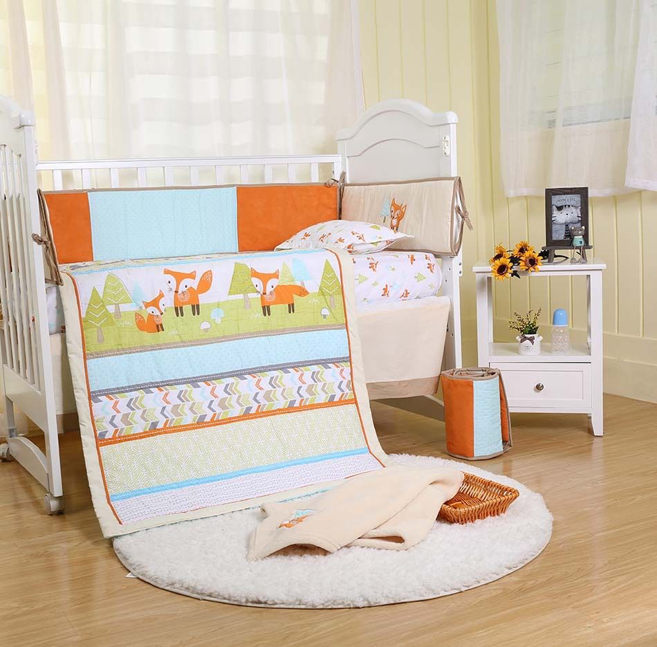 fox baby bedding