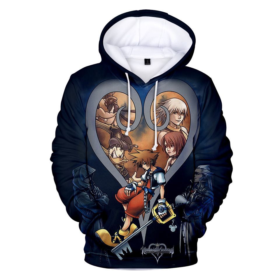 Kingdom Hearts 3D Hoodies Hombres / Mujeres Winter Harajuku Sudaderas Con Capucha 3D Kingdom Hearts Camisetas De La Manera Ropa De 39,4 €