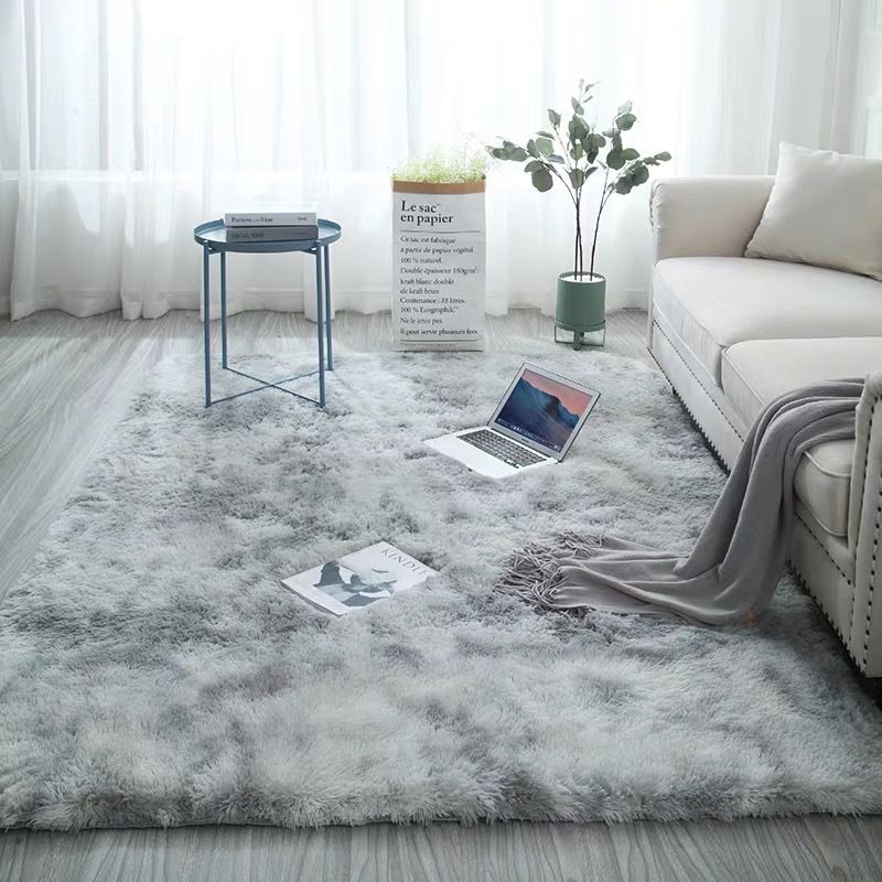 compre nueva alfombra gris faux alfombra de piel de felpa alfombras para sala de estar dormitorio antideslizante tapetes dormitorio de absorcion de