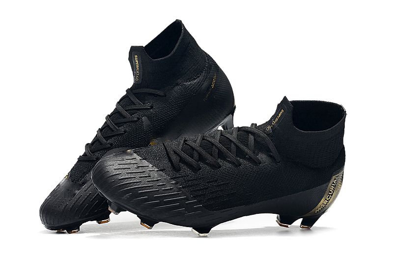 black gold football cleats