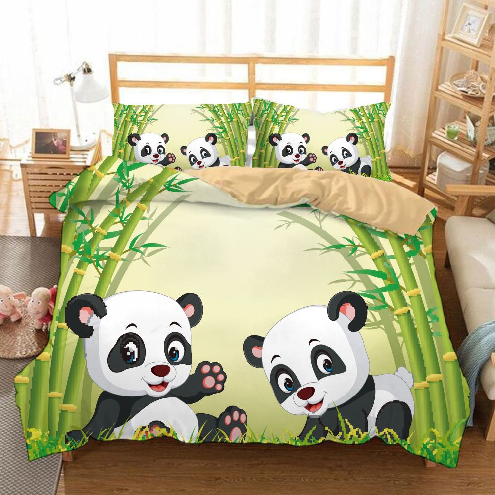 Bedding Sets Duvet Cover Twin Pandas New 3d Printing Beddings Set