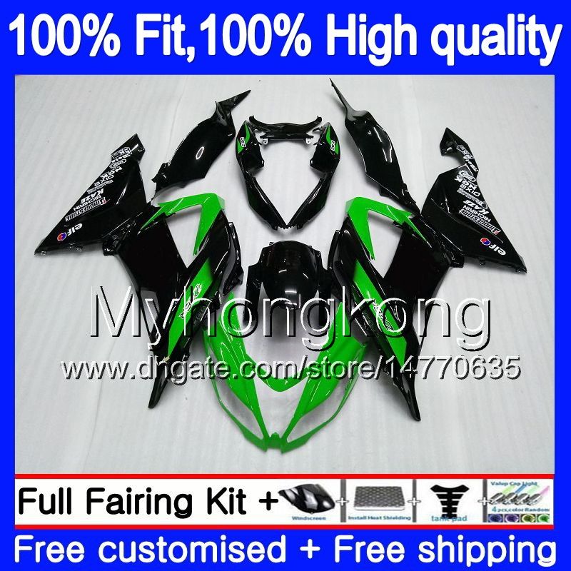 Injection OEM For KAWASAKI ZX 636 ZX6R 2013 2014 2015 2016 2017 Green Black 207MY.9 ZX 636 600CC ZX636 ZX 6R ZX 6R 13 14 15 16 17 Fairing Unique Motorcycle Accessories Unpainted Motorcycle Fairings From Myhongkong, $335.12| DHgate.Com