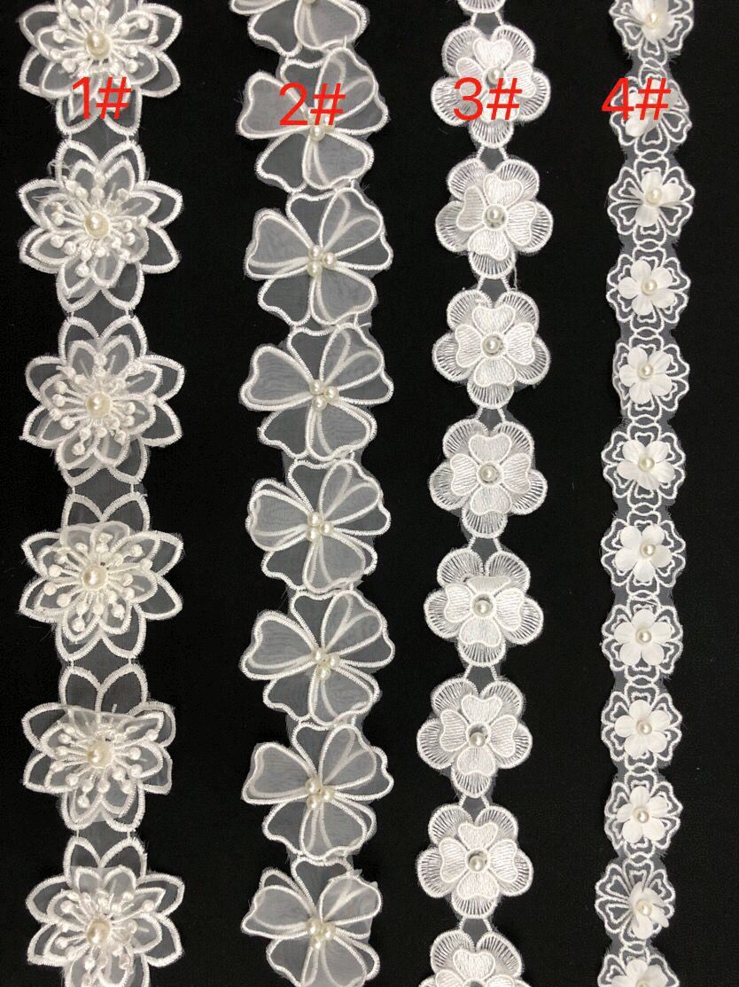 boda de la cinta la flor del ajuste de la perla de la