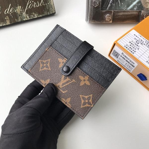 With Box Top Quality Card Wallet Leather Mens Mono Gram Women Coin