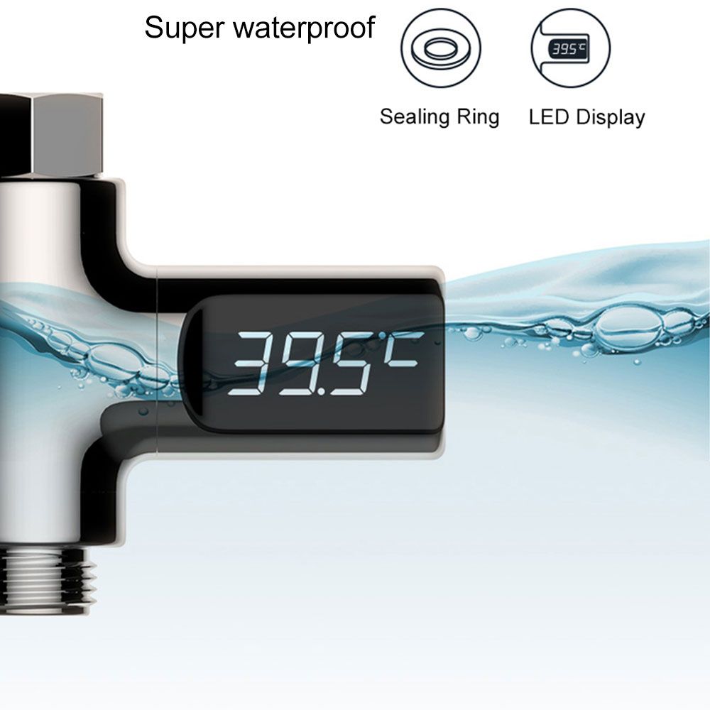 Acheter Affichage De Compteur De Température Deau De Douche Brelong Commutateur Numérique De Salle De Douche à Led Et De Cuisine Pour Bébé De 1148