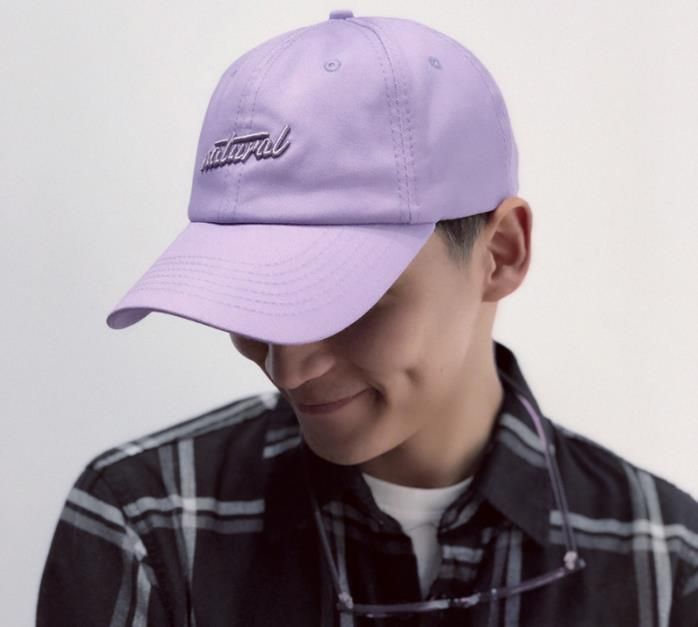 mauve baseball cap