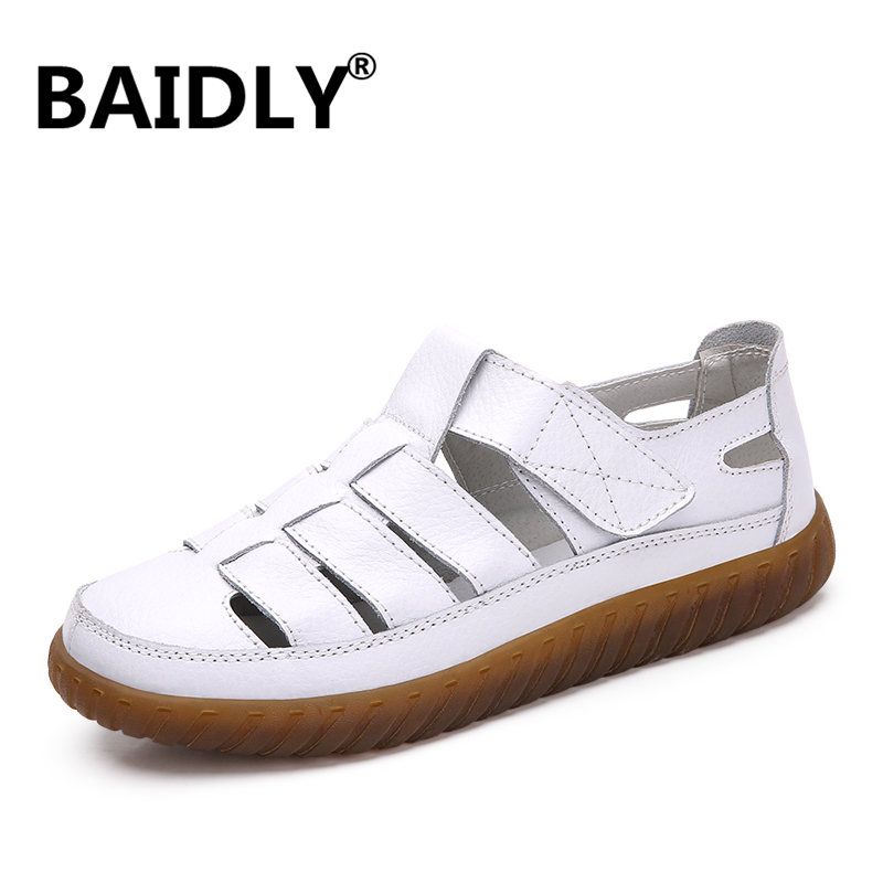 genuine leather ladies sandals