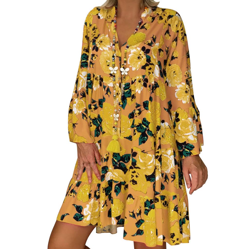 flower print sundress