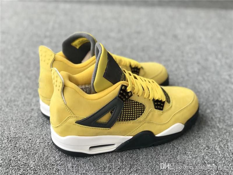 2018limitado 4 Relámpagos LS Suede Zapatillas De Baloncesto Amarillas  Zapatillas De Deporte Super Limitadas Calidad Auténtica Con Caja 314254 702  Envío Gratis Por China5, 147,4 € | Es.Dhgate.Com