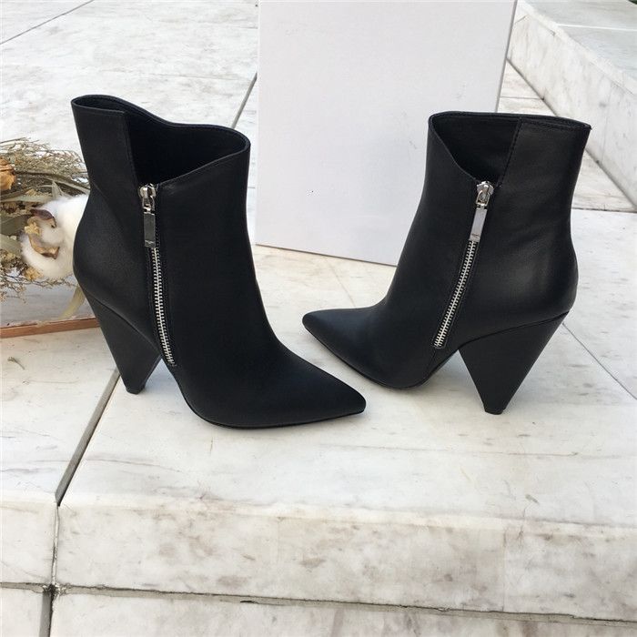 short ankle boots with heels
