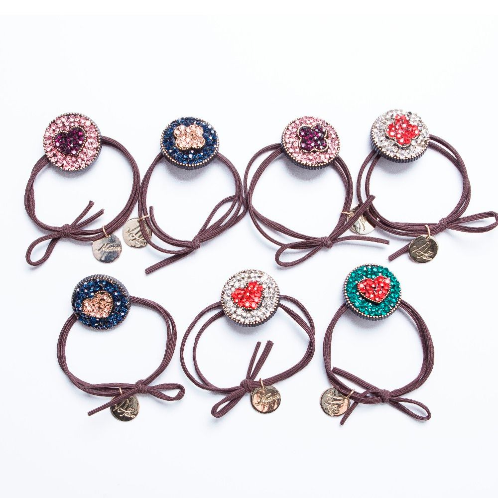 2018 New Korean Hair Accessories High End Temperament Rhinestone