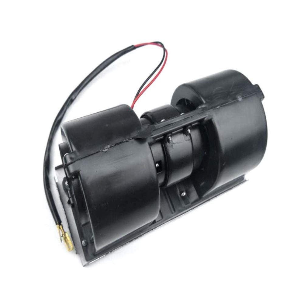 12V Auto 4 Port Underdash Compact Heater Kit 12X Copper Tube+Speed Switch Set for Truck Universal Trucks Minivans Excavators Harvesters Tricycles.