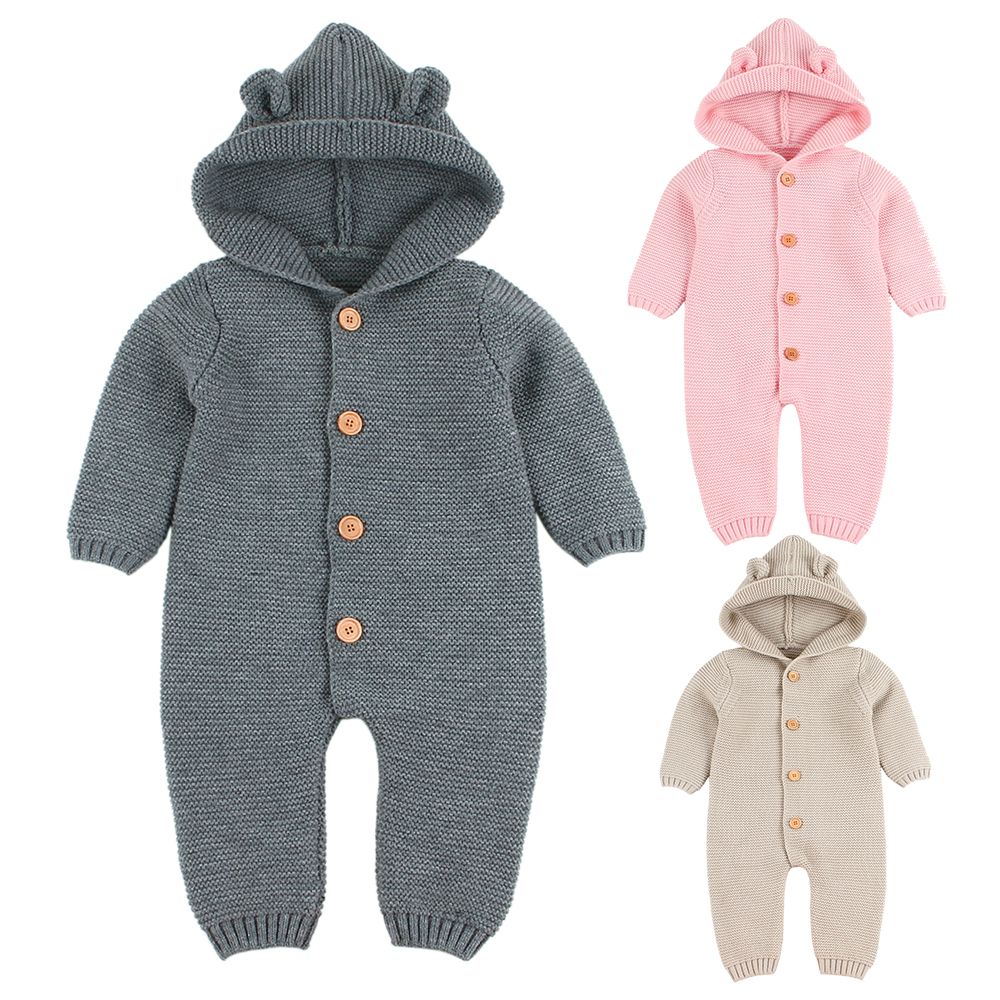 knitted baby jumpsuit