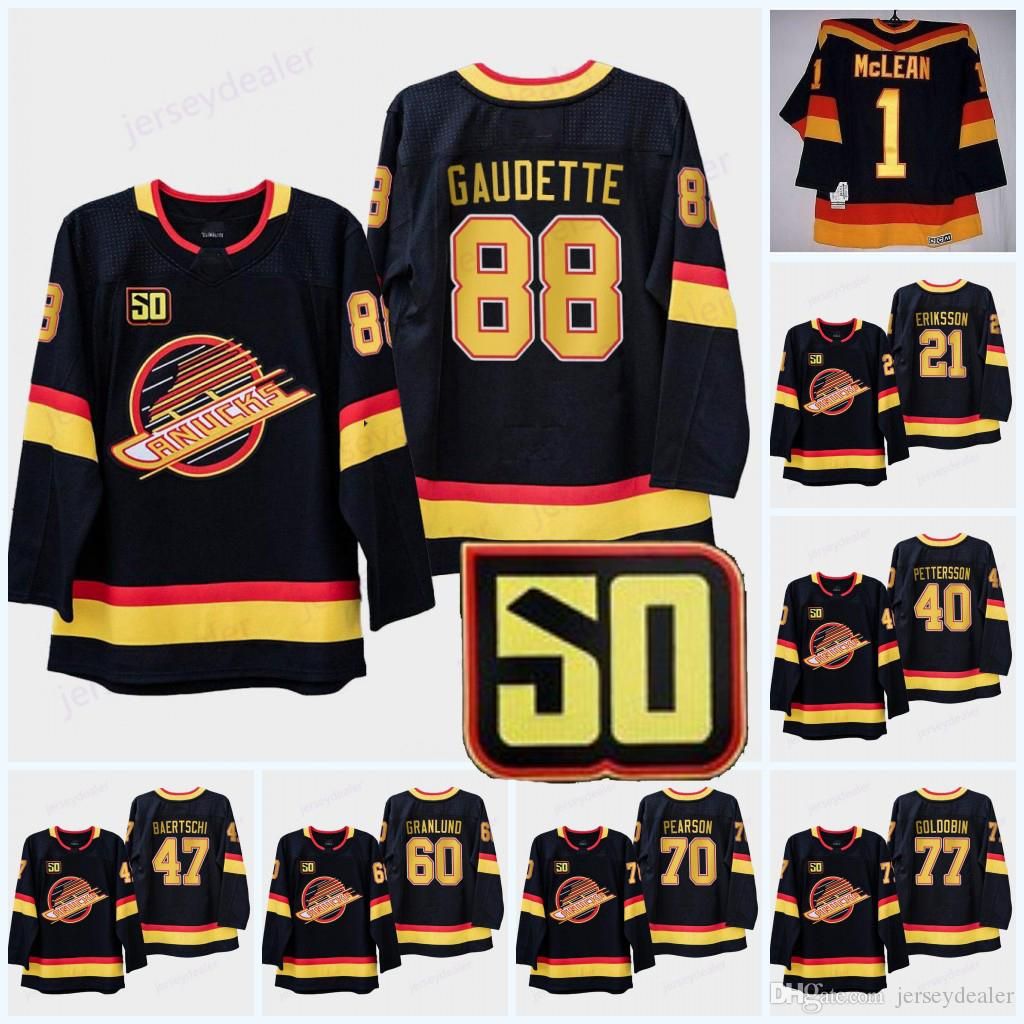 canucks 50th anniversary jersey for sale