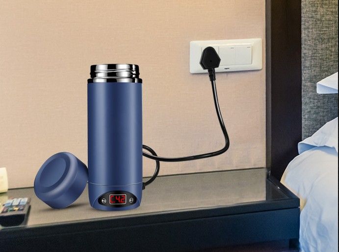 2021 Travel Electric Hot Water Cup Portable Mini Heated Electric Hot