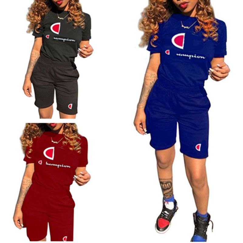 champion shirt and shorts set