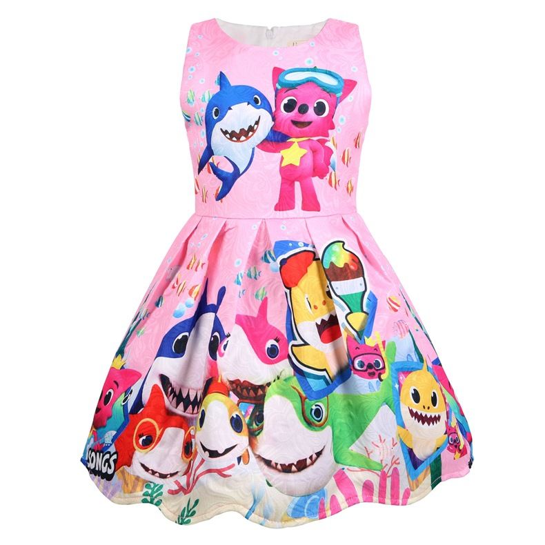 shark dress girl