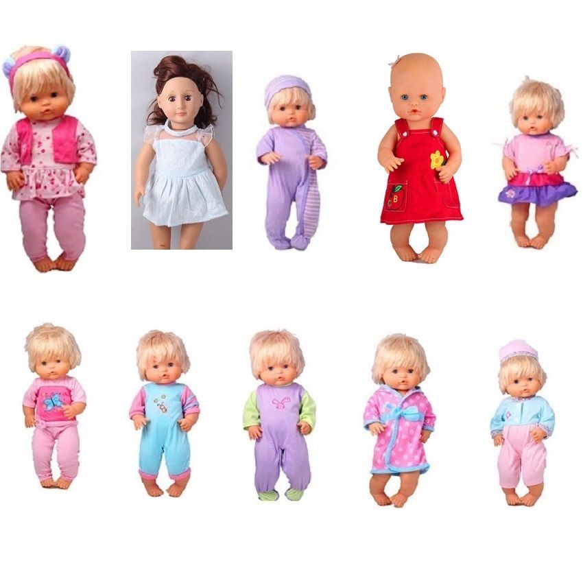 Handmade Doll Clothes Robe Tenues Ensemble pour 18" notre Génération Fille Costume de poupée 