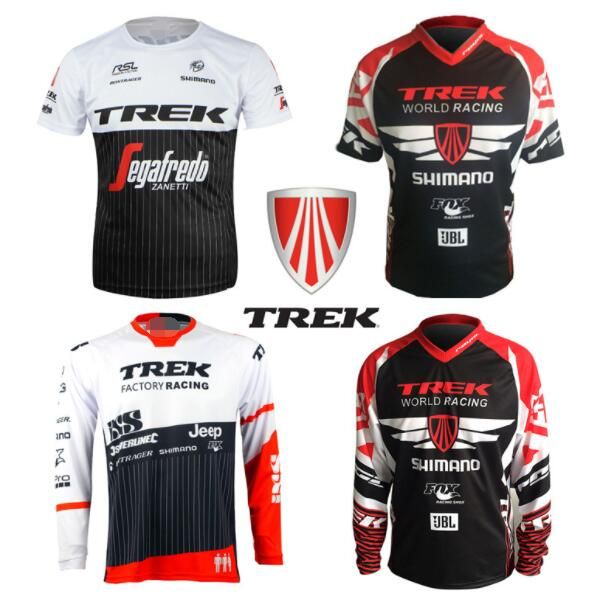 2020 New TREK Cycling Clothing Mountain Bike Downhill Short Sleeved