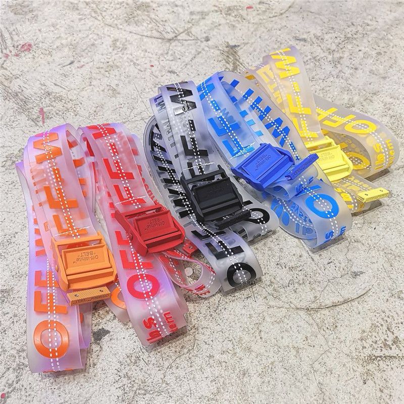 ceinture off white transparent