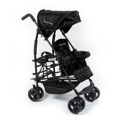 poussette double parapluie
