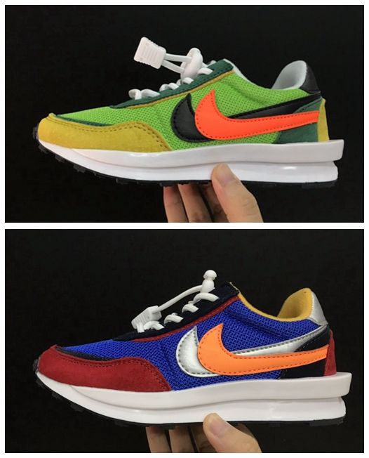 nike sacai waffle kids