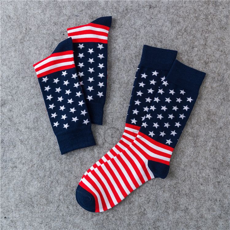 Calcetines Patr Calcetines De Bandera Americana Para Hombre Calcetines Patr Calcetines De Bandera Americana Para Hombre