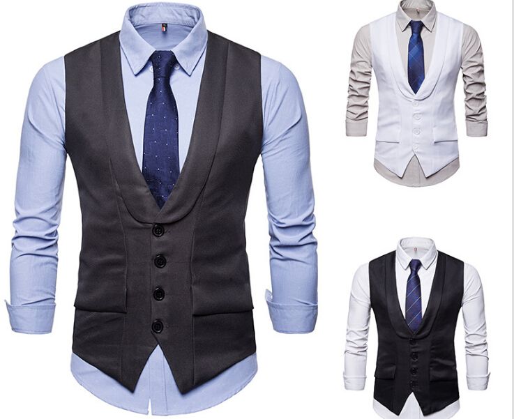 colete masculino social slim fit