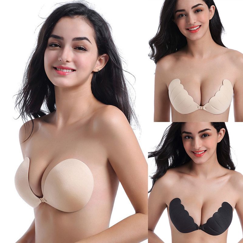 backless stick on push up bra