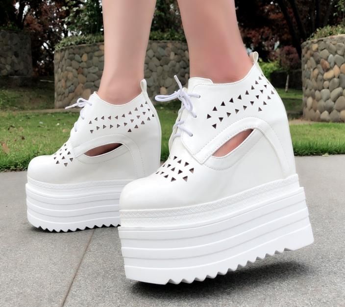 Grosshandel 19 Neue Fruhling Frauen Turnschuhe Mode Dicke Sohle Damen Plattform Schuhe Hohe Zunehmende Klumpige 13 Cm Frauen Casual Schuhe Von Hong 23 36 Auf De Dhgate Com Dhgate