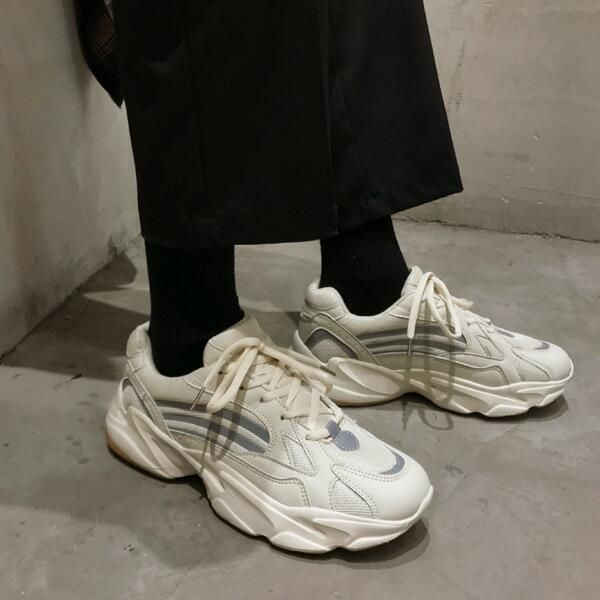 mens vintage breathable dad sneakers