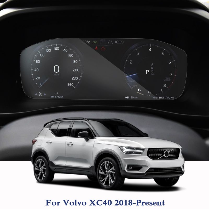 Pellicola Protettiva per Schermo di Navigazione multimediale GPS per Auto per Volvo XC40 XC 40 2018 2019 Pellicola Protettiva in Vetro temperato per Schermo dell'auto 