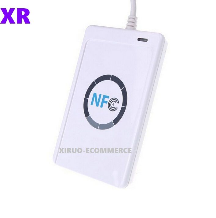 Software SDK Gratis 5pcs UID Writable Keyfobs ACR122U HFeng 13,56 MHz RFID Lector de Tarjetas de Copiador de Lector de Tarjetas NFC Programador USB 5 pcs S50 MF Tarjetas