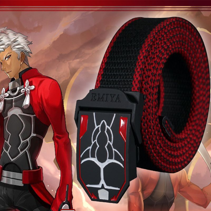 2020 2019 New Unisex Cosplay Japanese Anime Fate Stay Night Canvas Belts Waist Strap Archer Props Sashes Red Prop From Meetyou2013 19 28 Dhgate Com