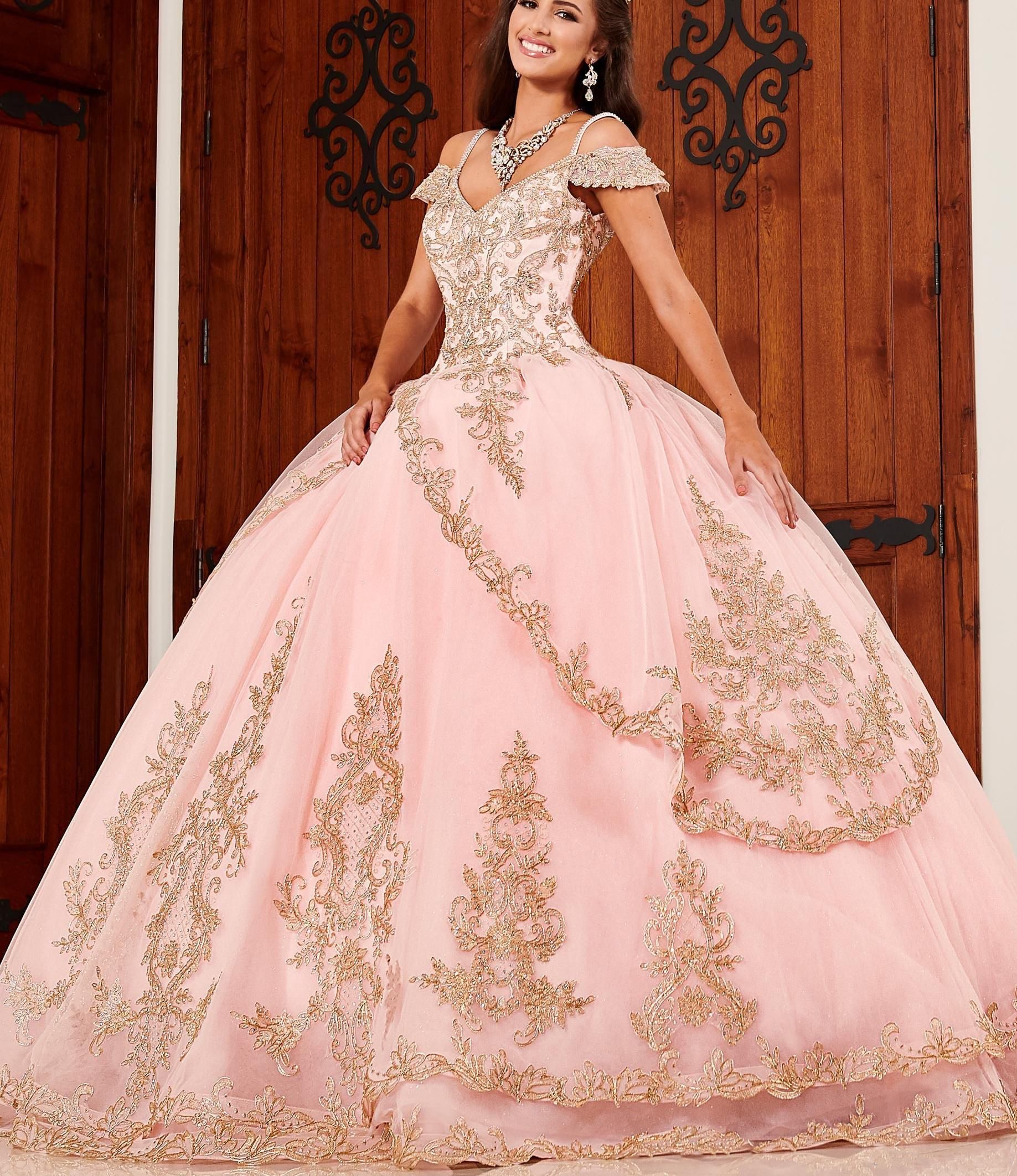 quinceanera dresses with straps