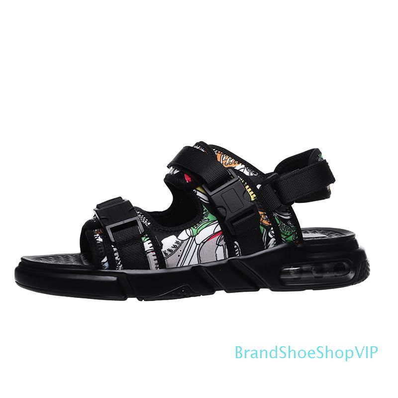 sparx slippers black