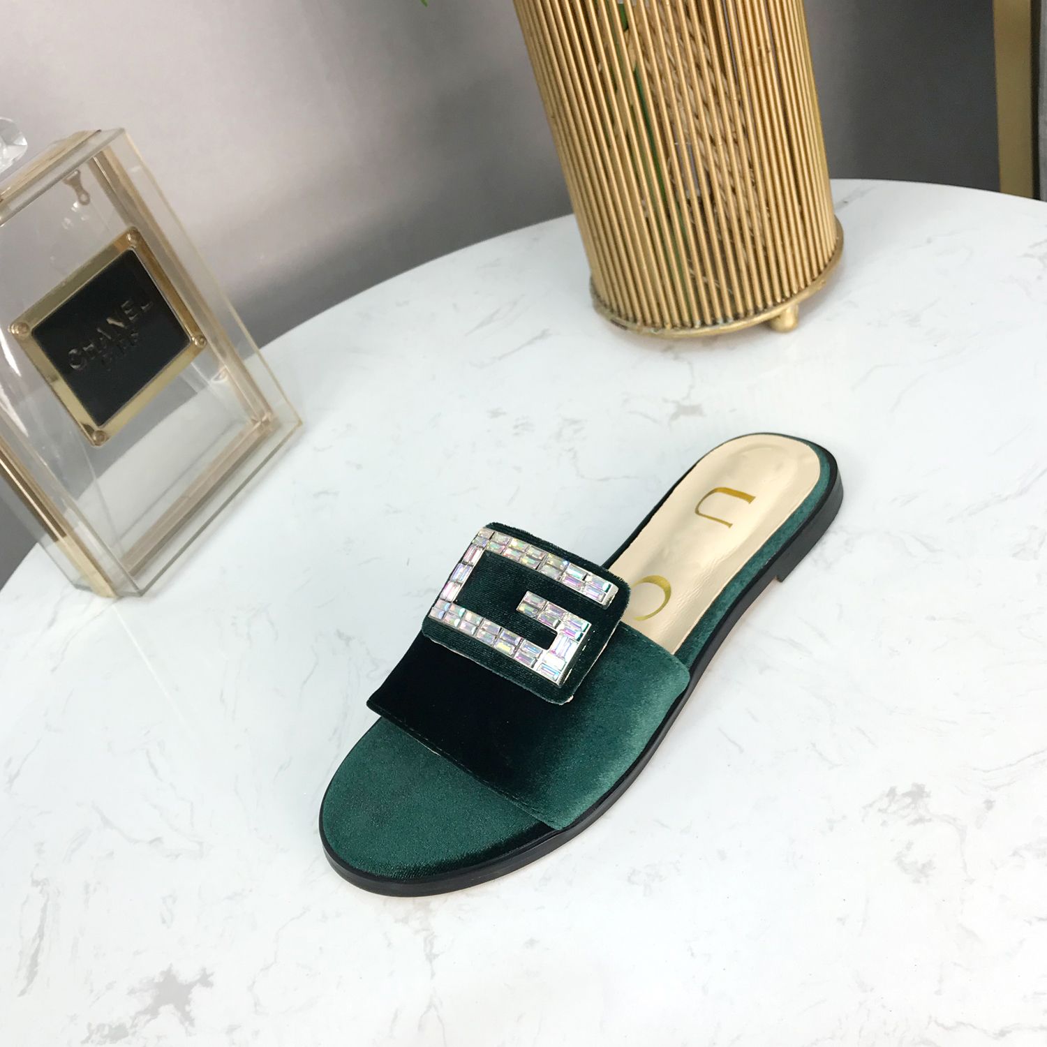 designer slippers womens