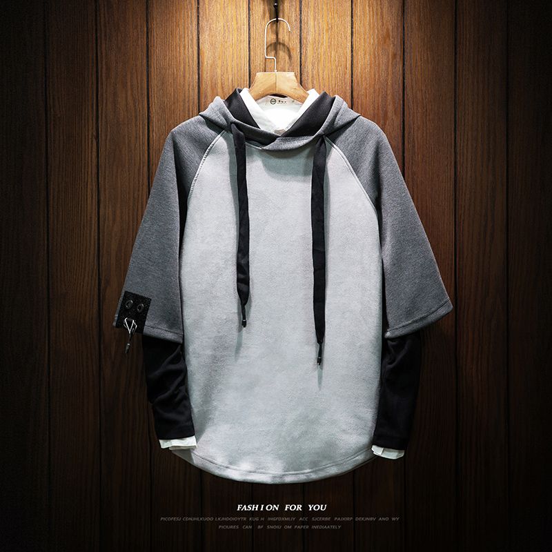 Fashion Men Hooded Sweatershirt long sleeved jacket Coat Casual Tops outwear KUS