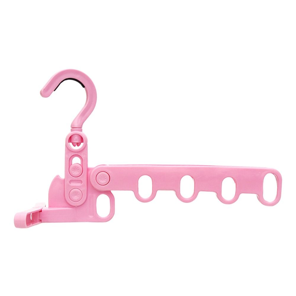 2020 Foldable Clothes Hanger Drying Rack 5 Hole Suit Bathroom Door