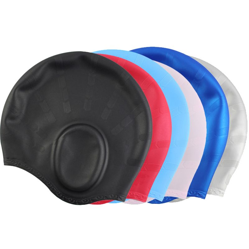 Swimming Cap Diving Hat Men Women Long Hair Waterproof ...