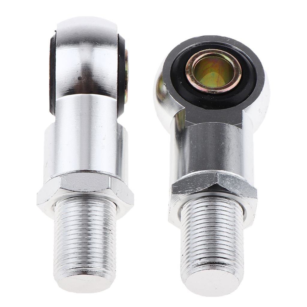 One Pair Eye Adapter Eye End For Motorcycle Scooter Shock Absorber Silver