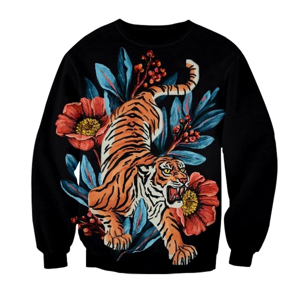 sudadera tigre mujer