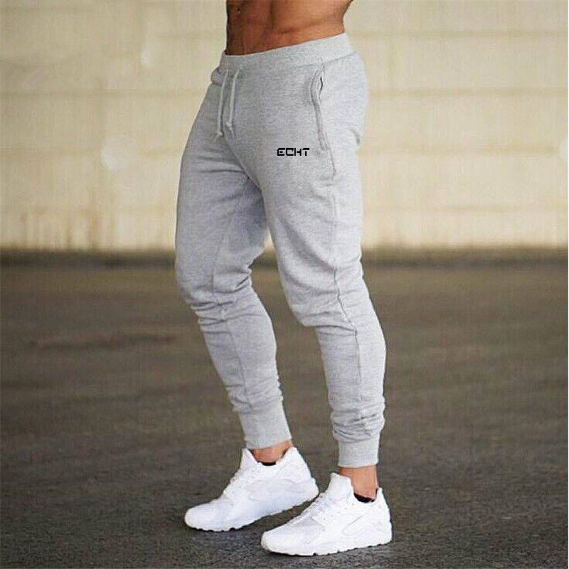 Pantalones de jogging para hombre de chándal Slim Fit Joggdenim Casual Stretch 