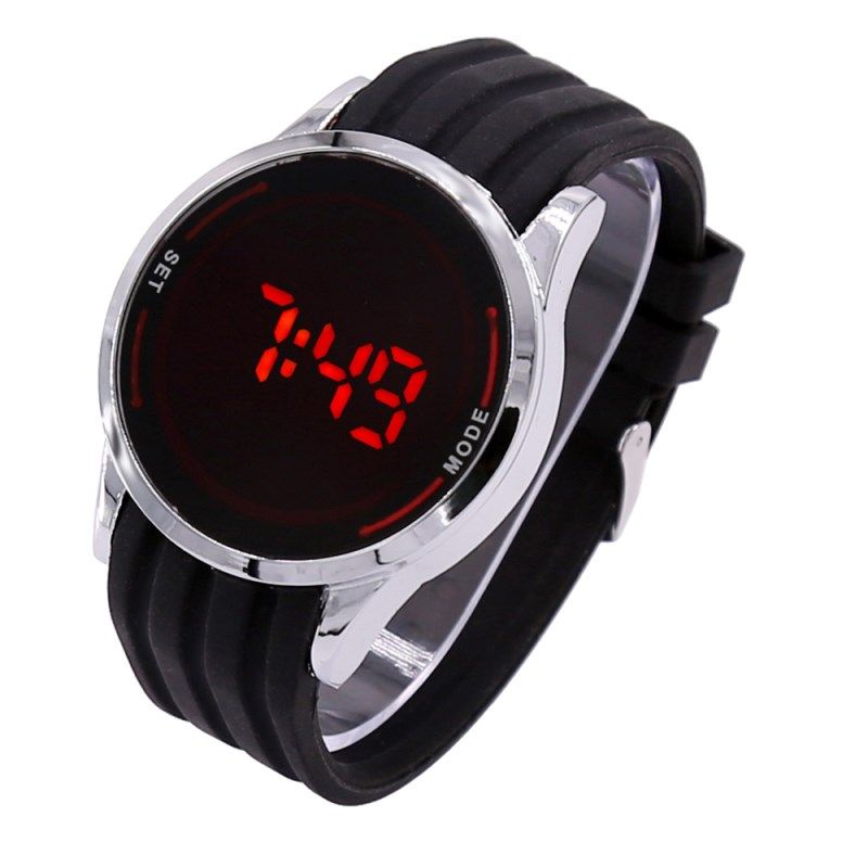 Acheter Pas Cher Homme Beau Montre LED Tactile Affichage Temps Montre  Alliage Shell Personnalité Simple Montre Étudiant Creative Voyage En Plein  Air Du 7,56 € | Fr.Dhgate